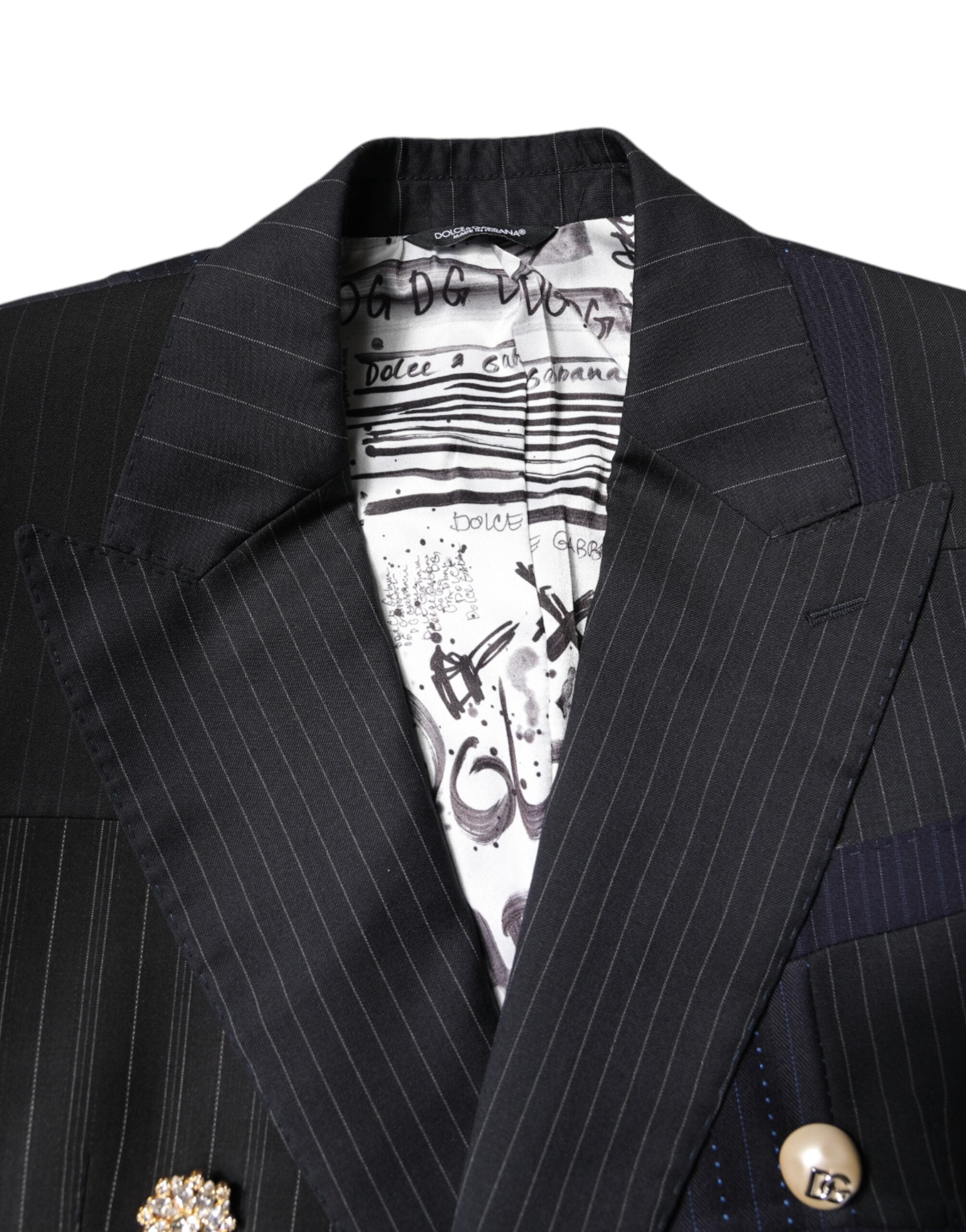 Dolce & Gabbana Multicolor Patchwork Jacket Coat Suit Blazer Dolce & Gabbana