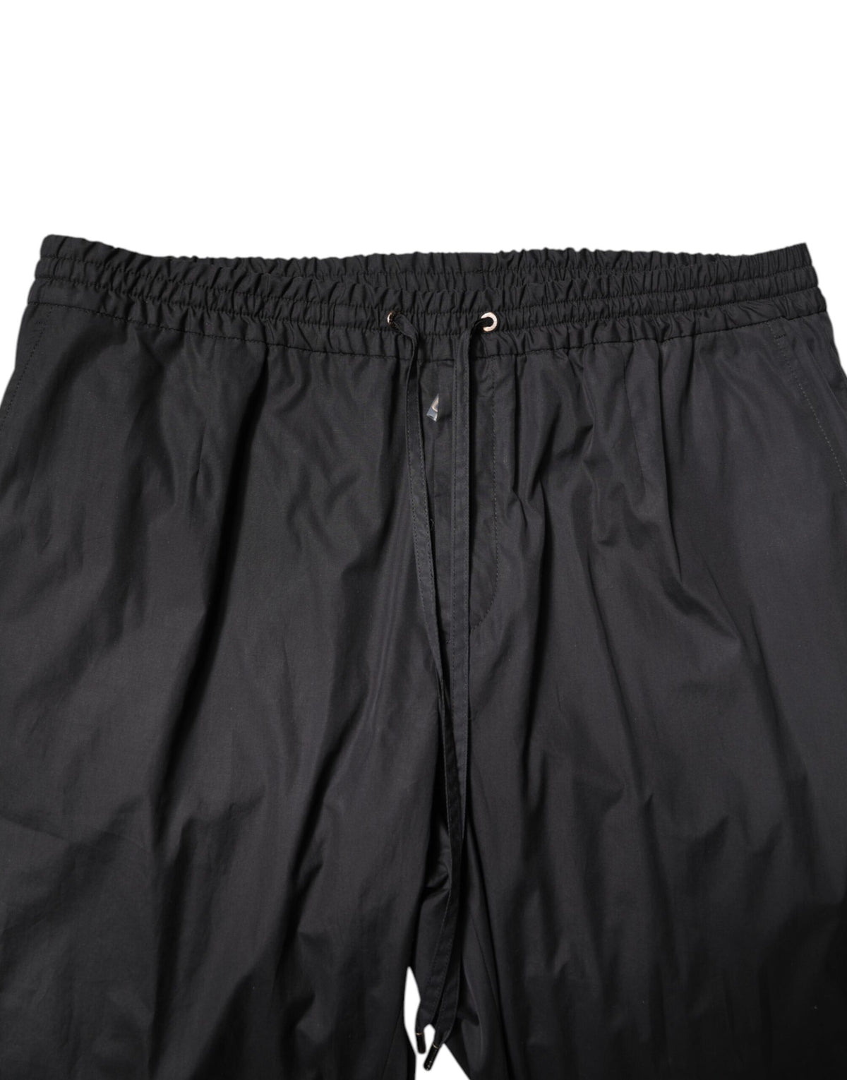 Dolce & Gabbana Black Cotton Single Breasted 2 Piece Suit