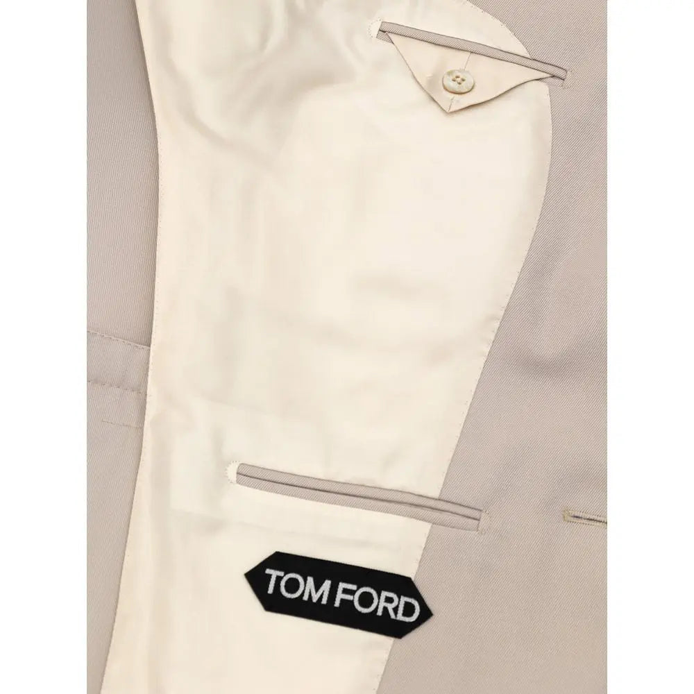 Tom Ford Beige Wool Blazer Tom Ford