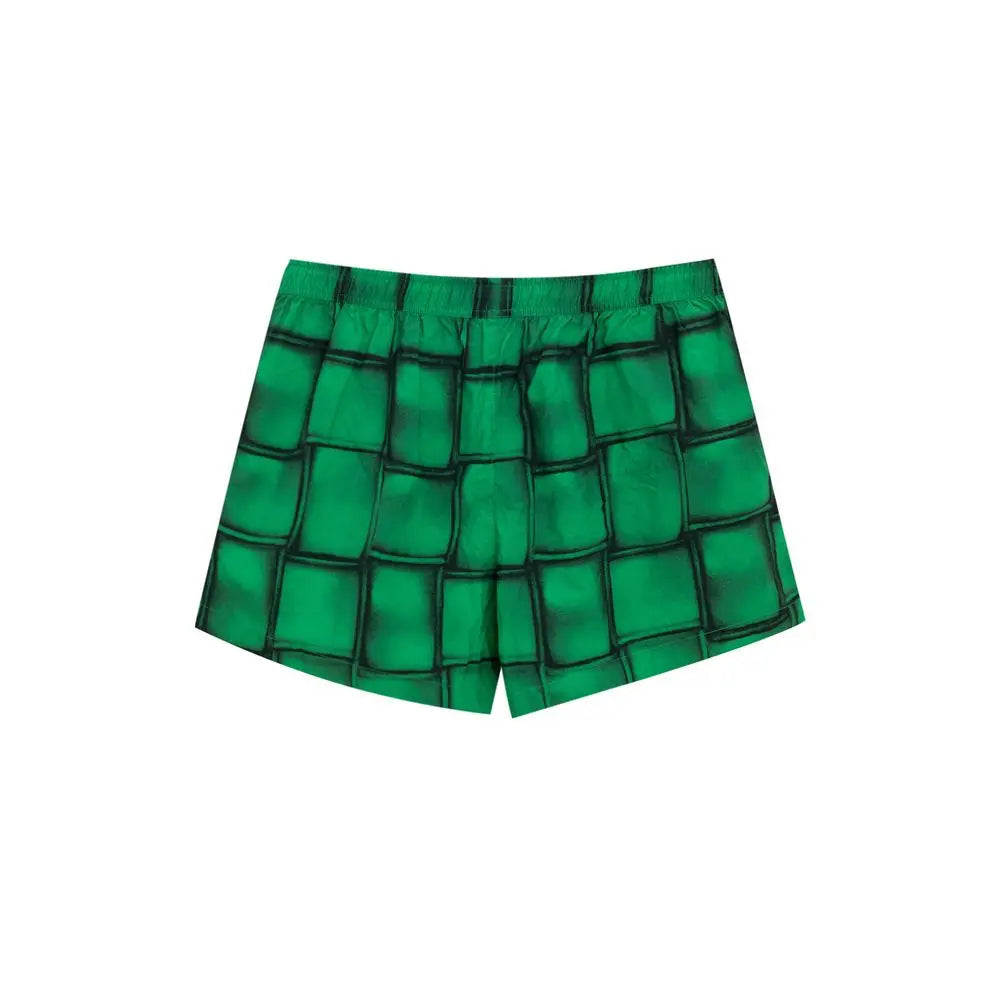 Bottega Veneta Green Polyamide Swim Shorts Bottega Veneta