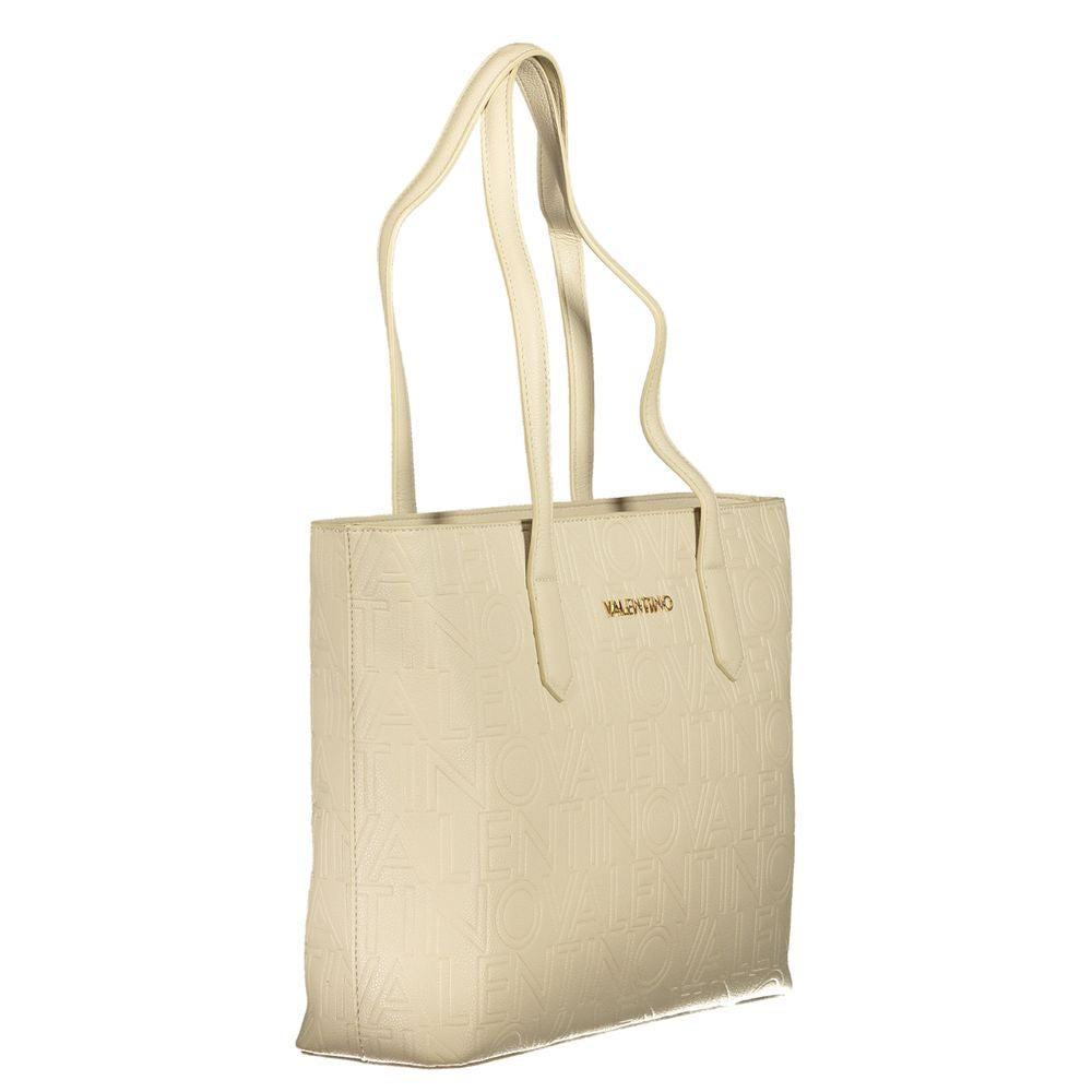 Mario Valentino Beige Polyurethane Women Handbag Mario Valentino