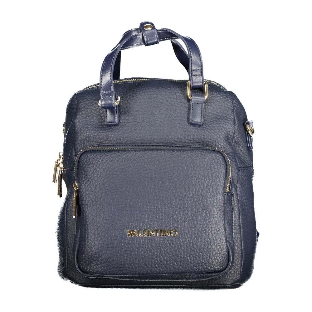 Mario Valentino Blue Polyurethane Women Backpack Mario Valentino