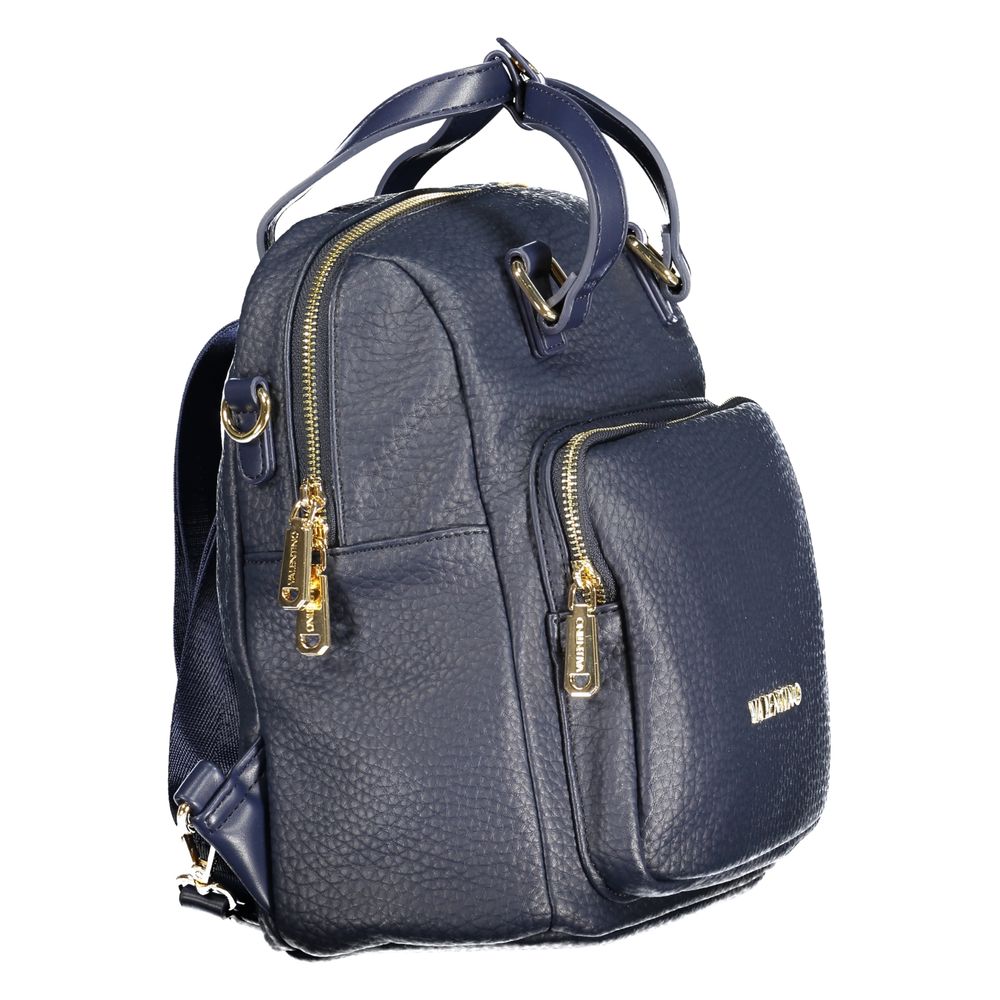 Mario Valentino Blue Polyurethane Women Backpack Mario Valentino