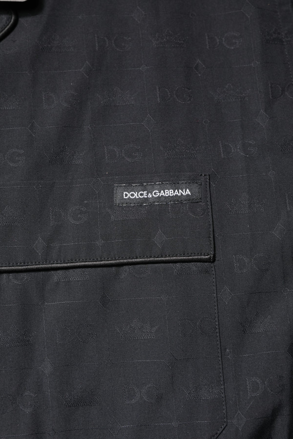 Dolce & Gabbana Black Cotton Men Pajama Set Sleepwear