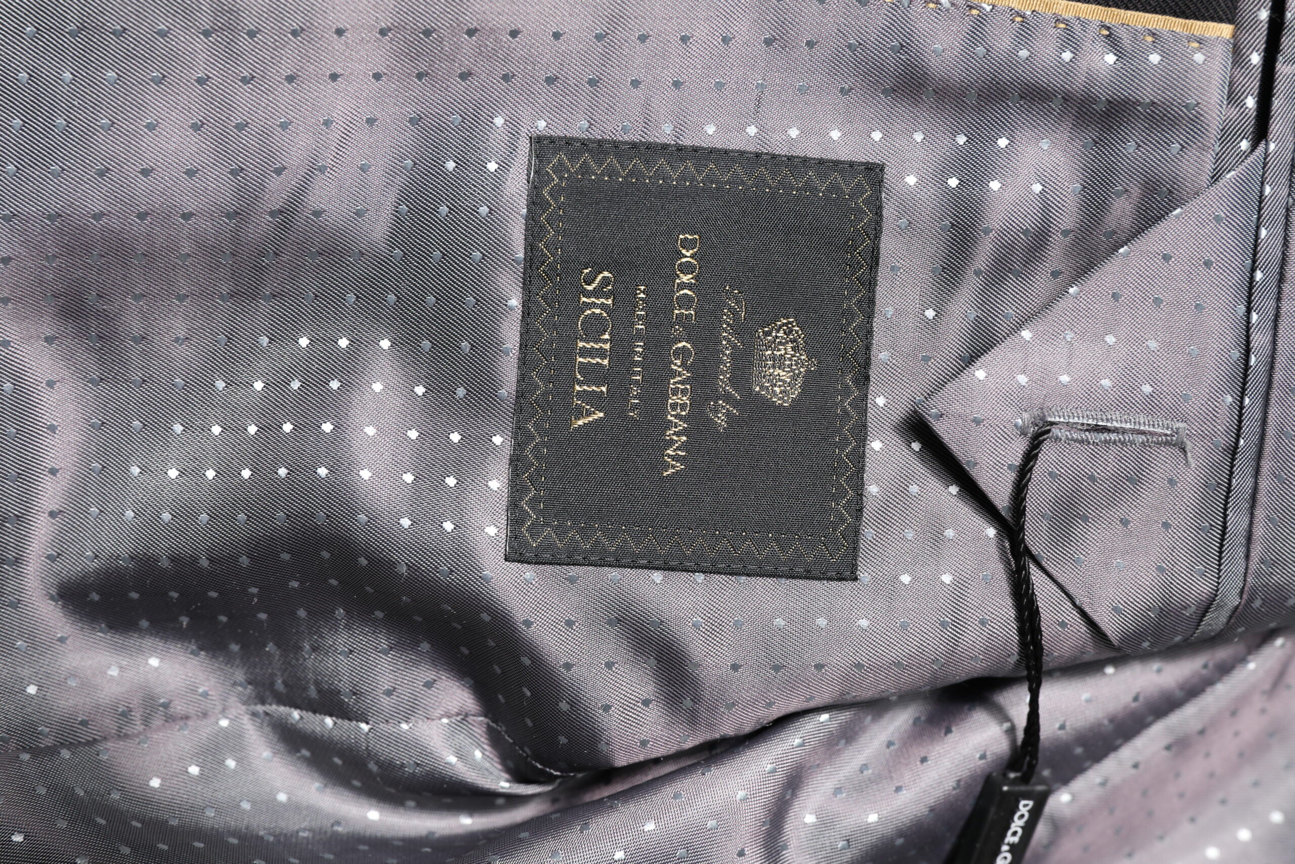 Dolce & Gabbana Black Striped SICILIA Formal 2 Piece Suit Dolce & Gabbana