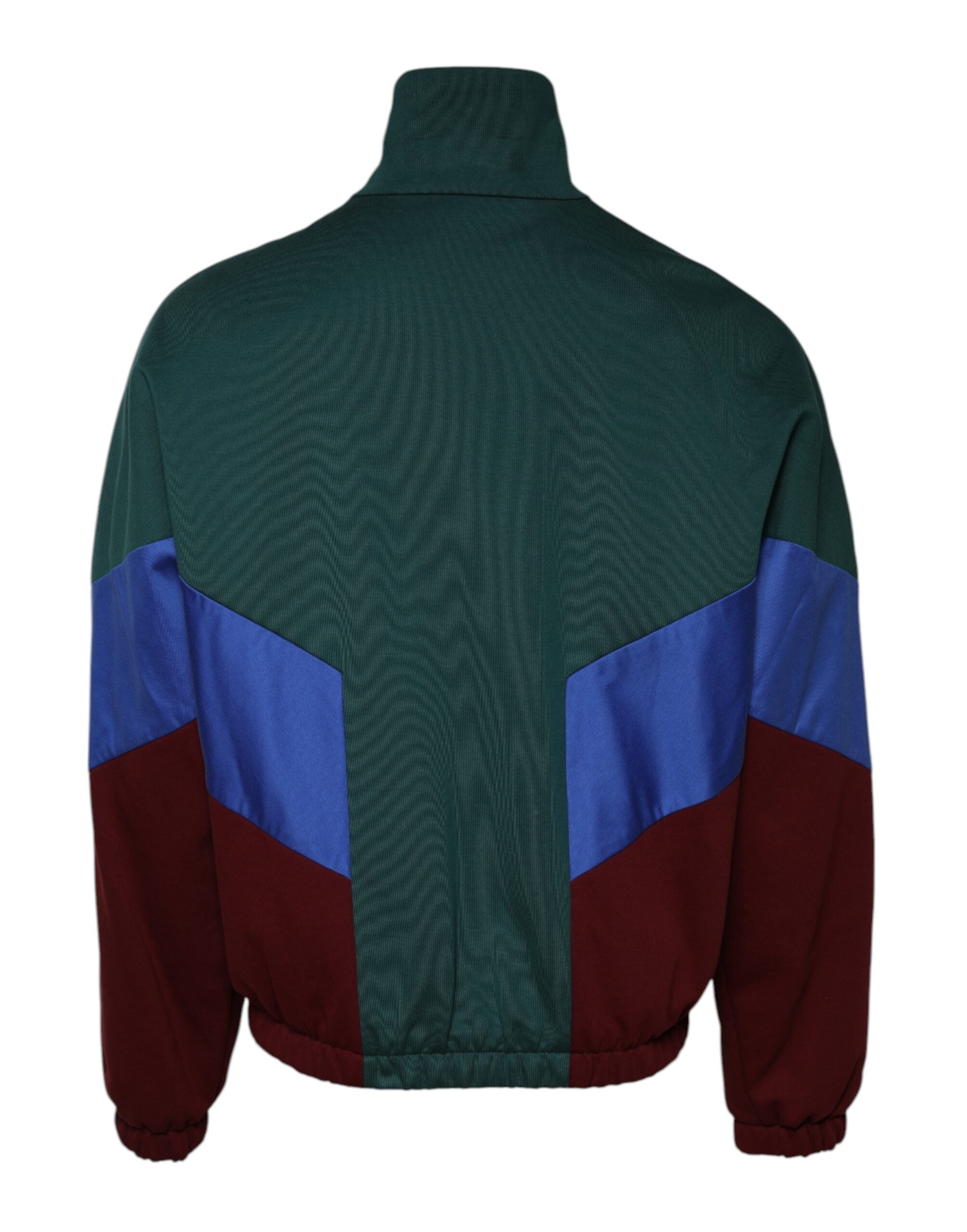 Dolce & Gabbana Multicolor Cotton Logo Full Zip Jacket Dolce & Gabbana