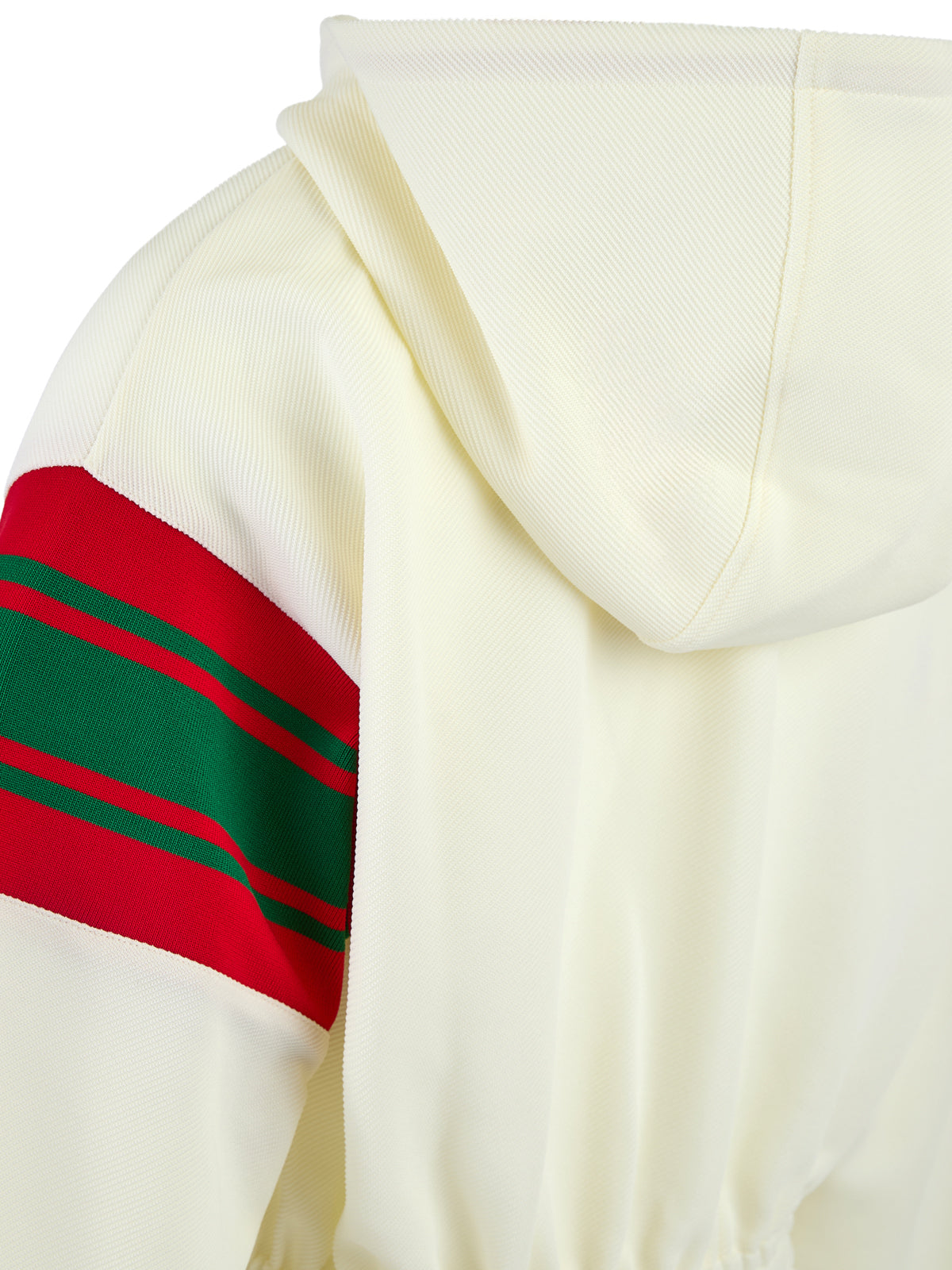 Gucci Cream Polyester Hooded Logo Sweatsuit Gucci