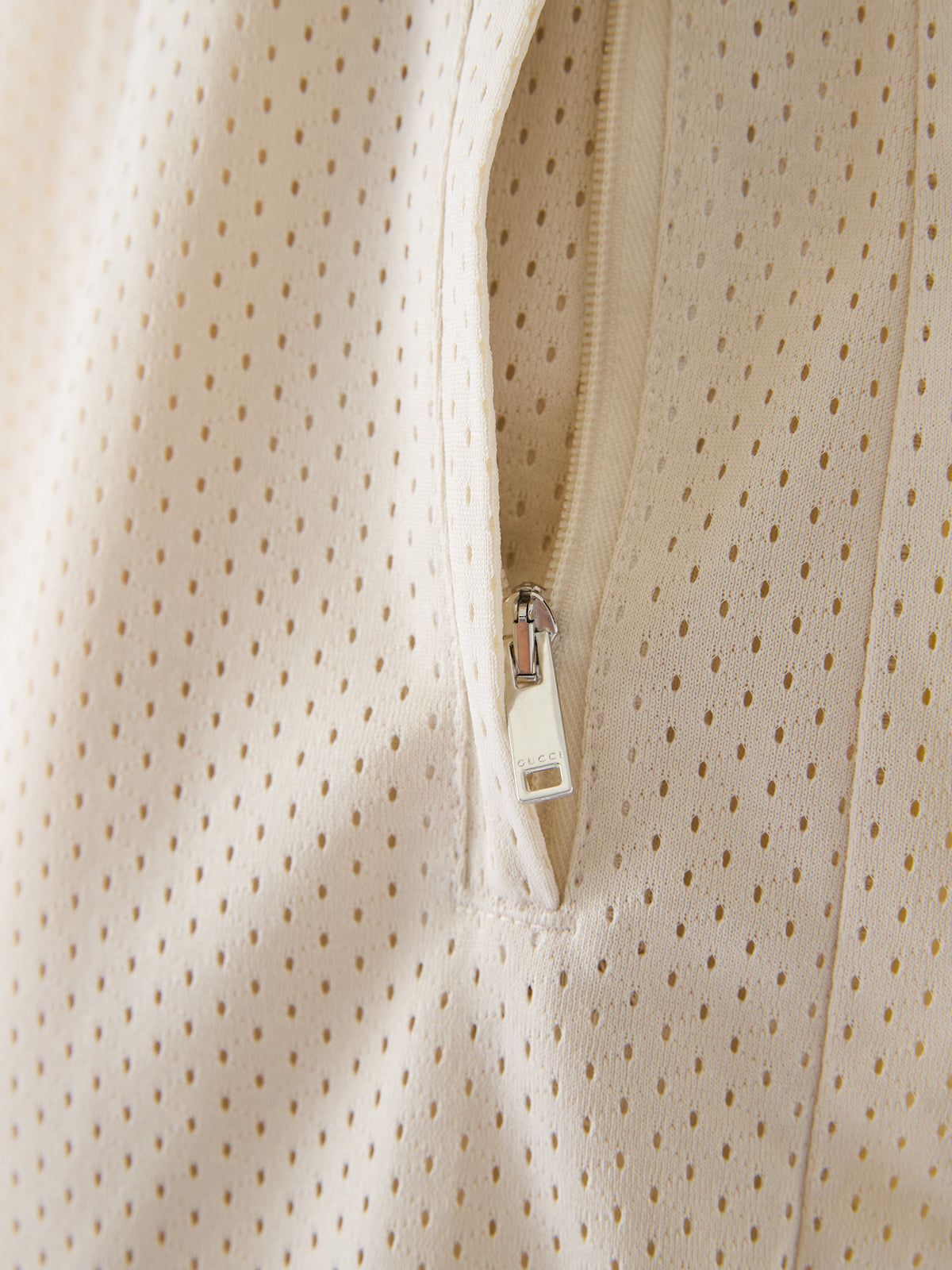 Gucci Cream polyester  Logo Shorts Gucci