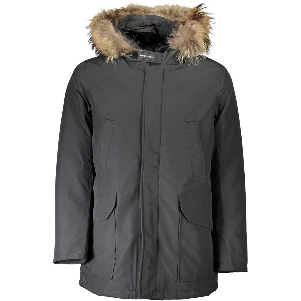 Woolrich Gray Cotton Men's Jacket Woolrich