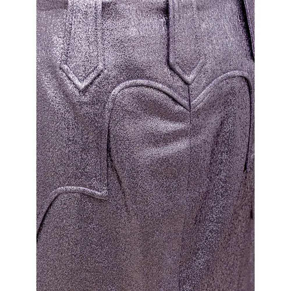 Tom Ford Purple Polyamide Midi Skirt Tom Ford