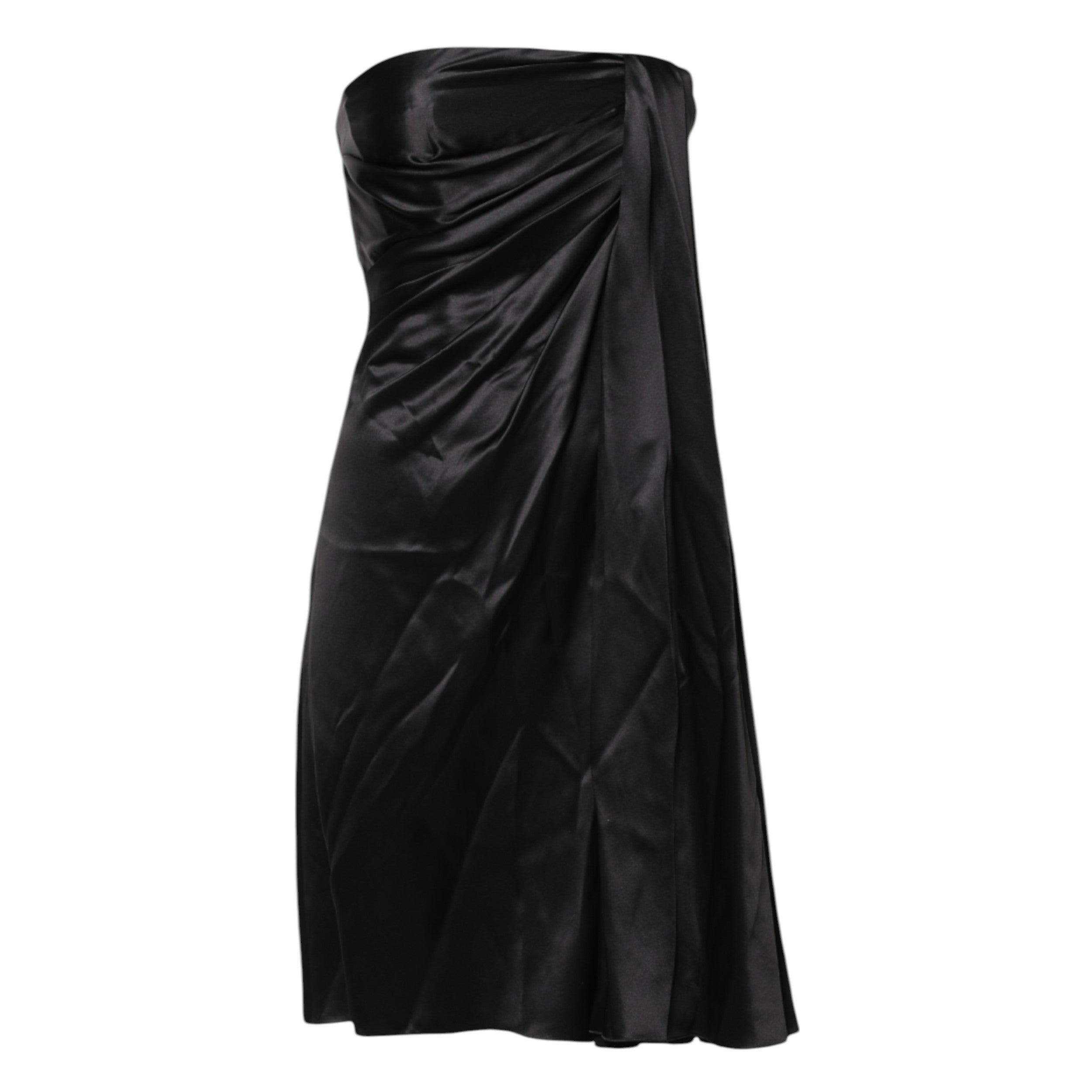 Dolce & Gabbana Black Strapless Sheath A-line Mini Dress Dolce & Gabbana