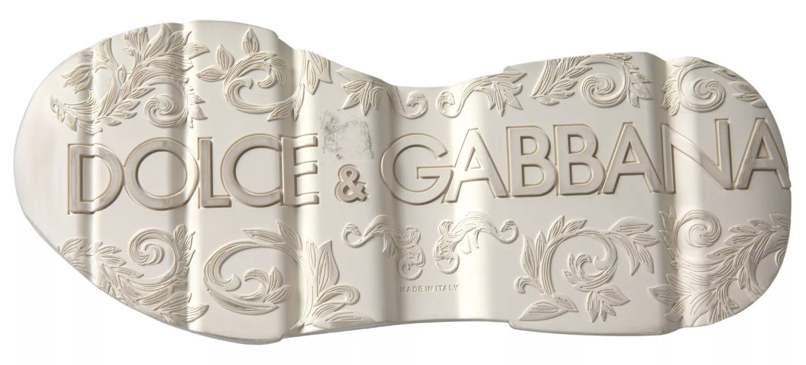 Dolce & Gabbana Sneakers White Beige Leather Sport DAYMASTER Shoes Dolce & Gabbana