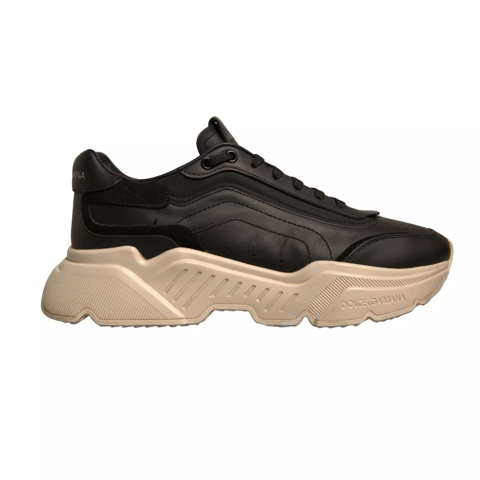 Dolce & Gabbana Black White Daymaster Low Top Sneakers Shoes Dolce & Gabbana