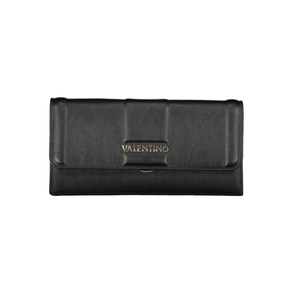 Mario Valentino Black Polyurethane Women Clutch Mario Valentino