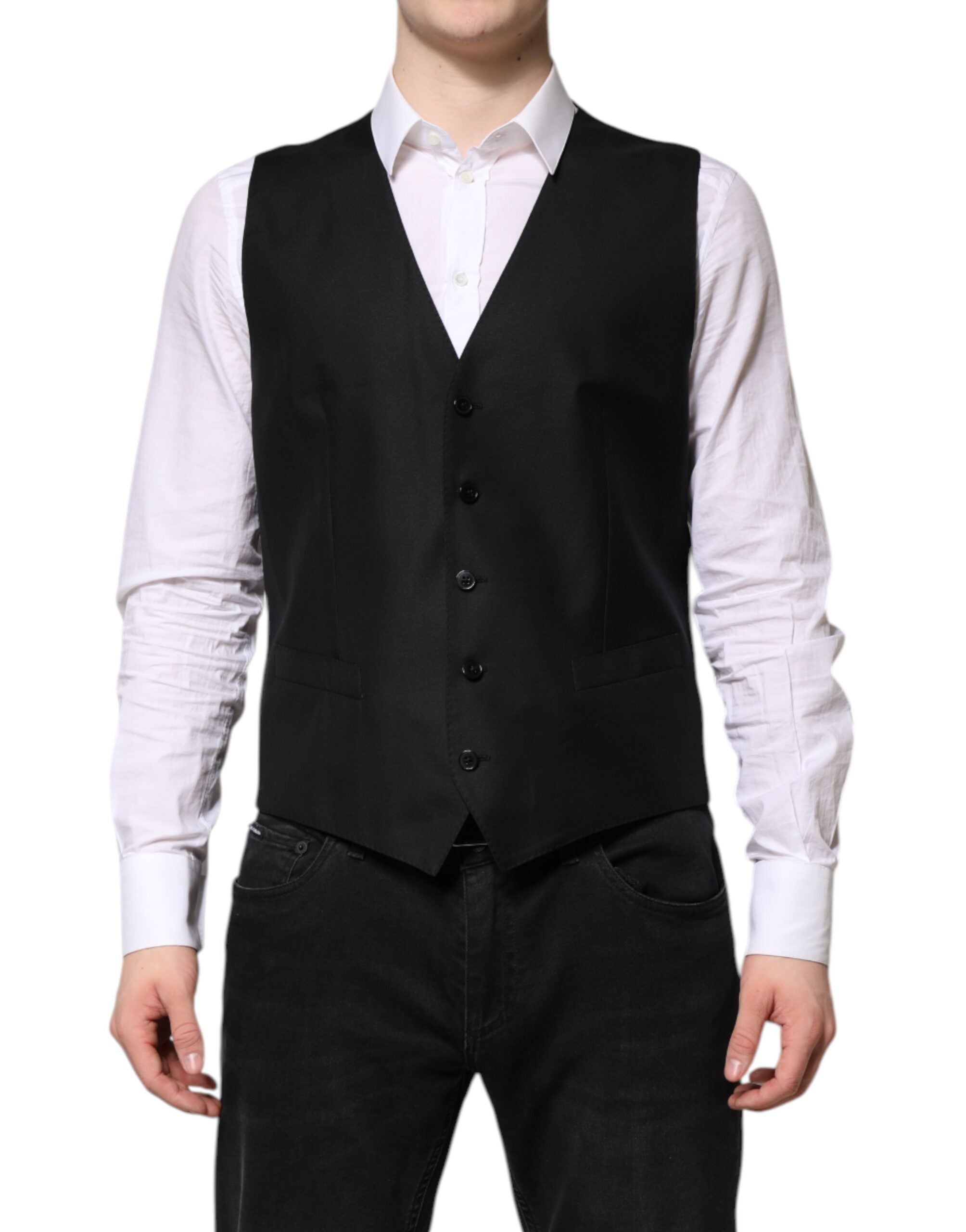 Dolce & Gabbana Black Single Breasted Suit 2 Piece Jacket Dolce & Gabbana