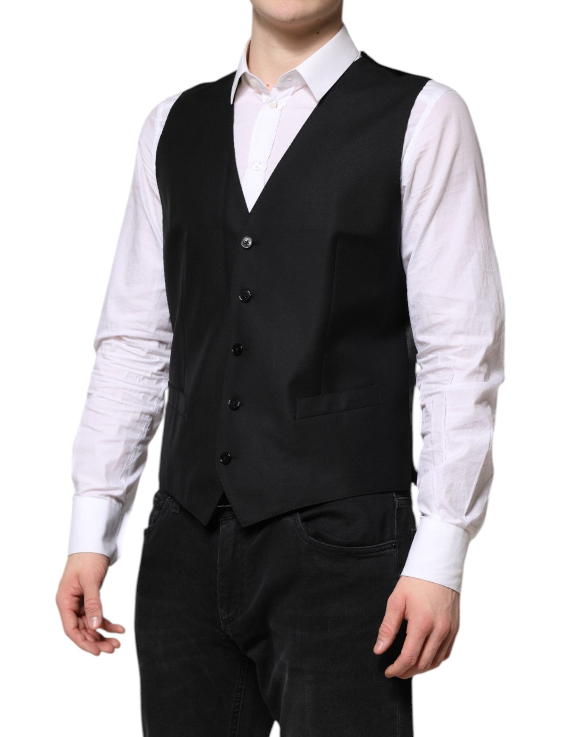 Dolce & Gabbana Black Single Breasted Suit 2 Piece Jacket Dolce & Gabbana