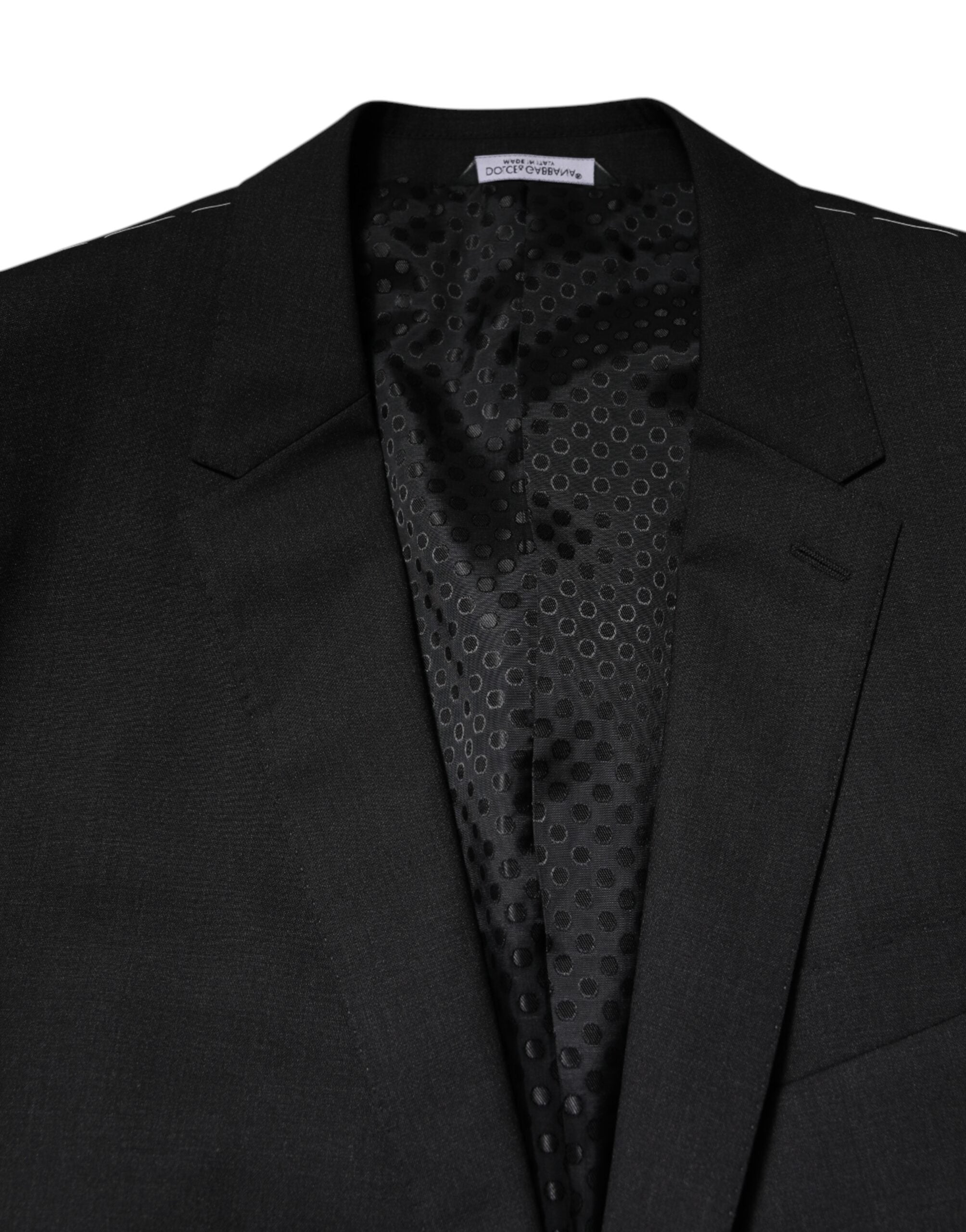 Dolce & Gabbana Dark Gray MARTINI Single Breasted Jacket Dolce & Gabbana