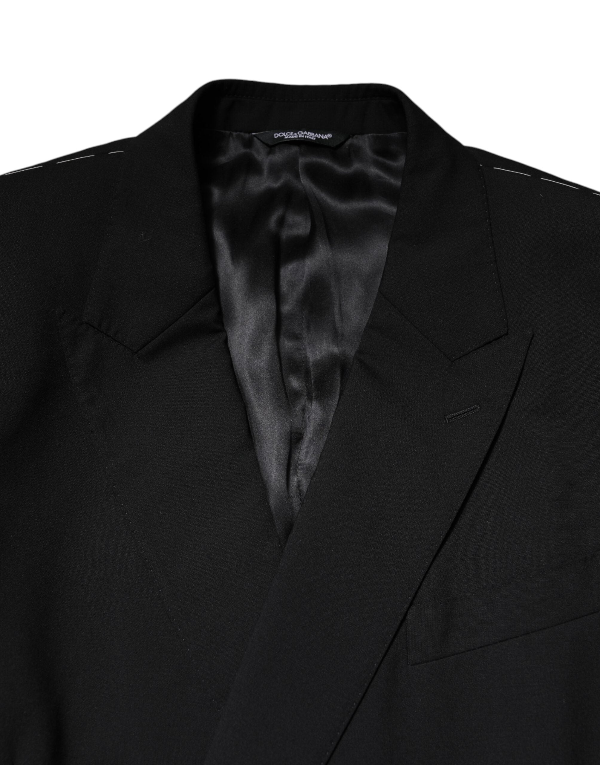 Dolce & Gabbana Black MARTINI Double Breasted Suit Jacket Dolce & Gabbana