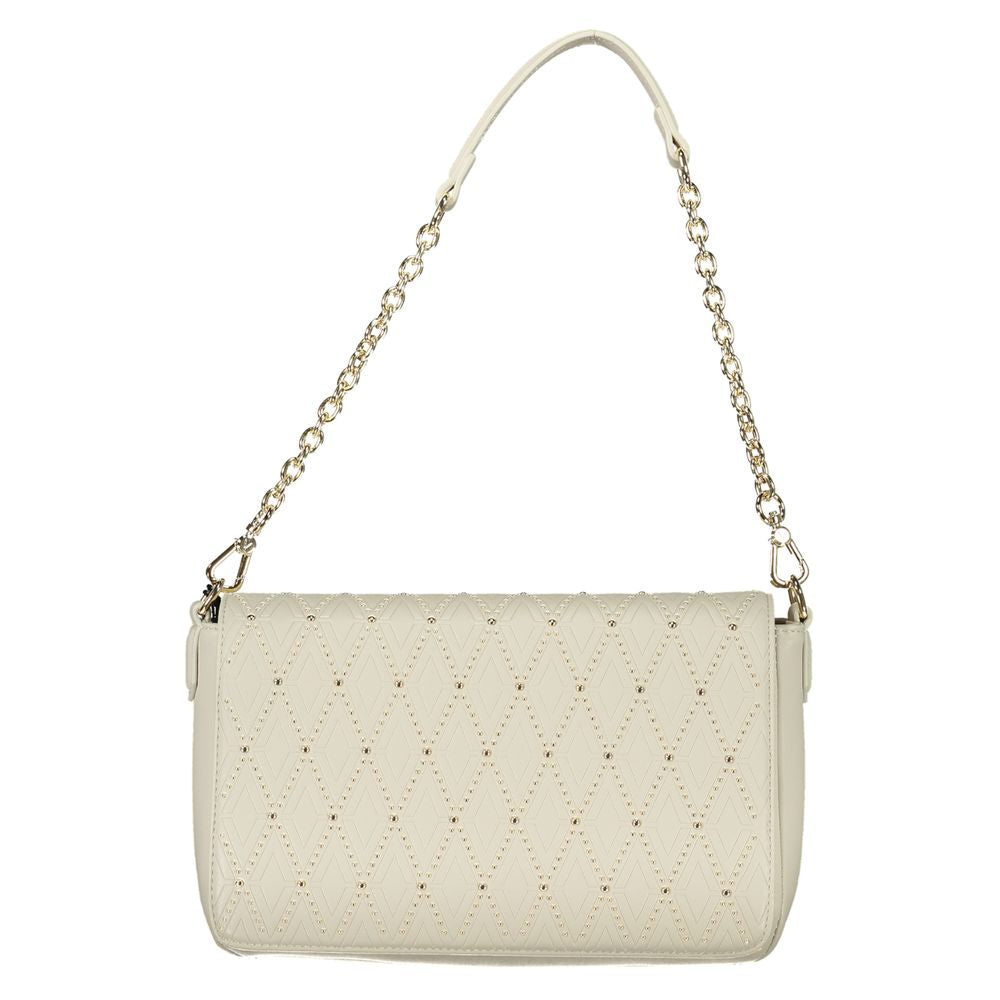 Mario Valentino White Polyurethane Women's Shoulder Bag Mario Valentino