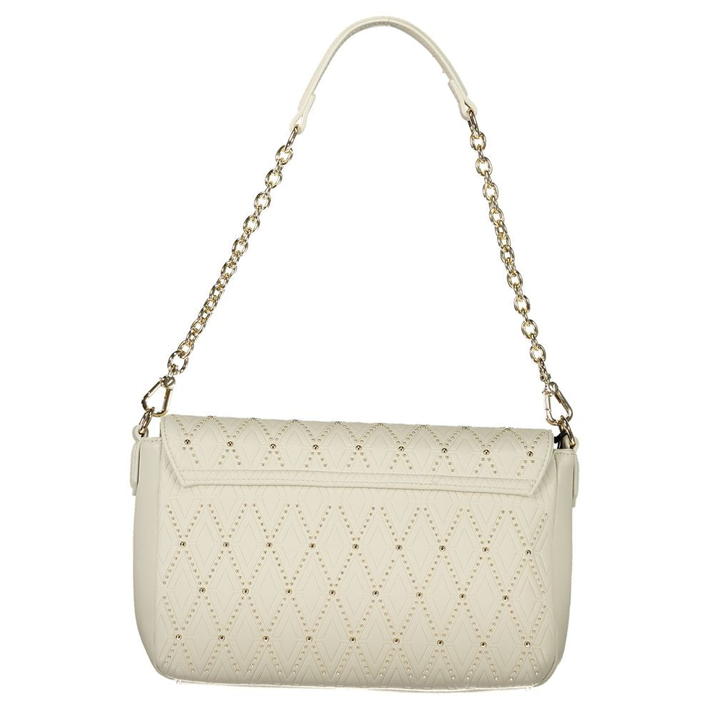 Mario Valentino White Polyurethane Women's Shoulder Bag Mario Valentino