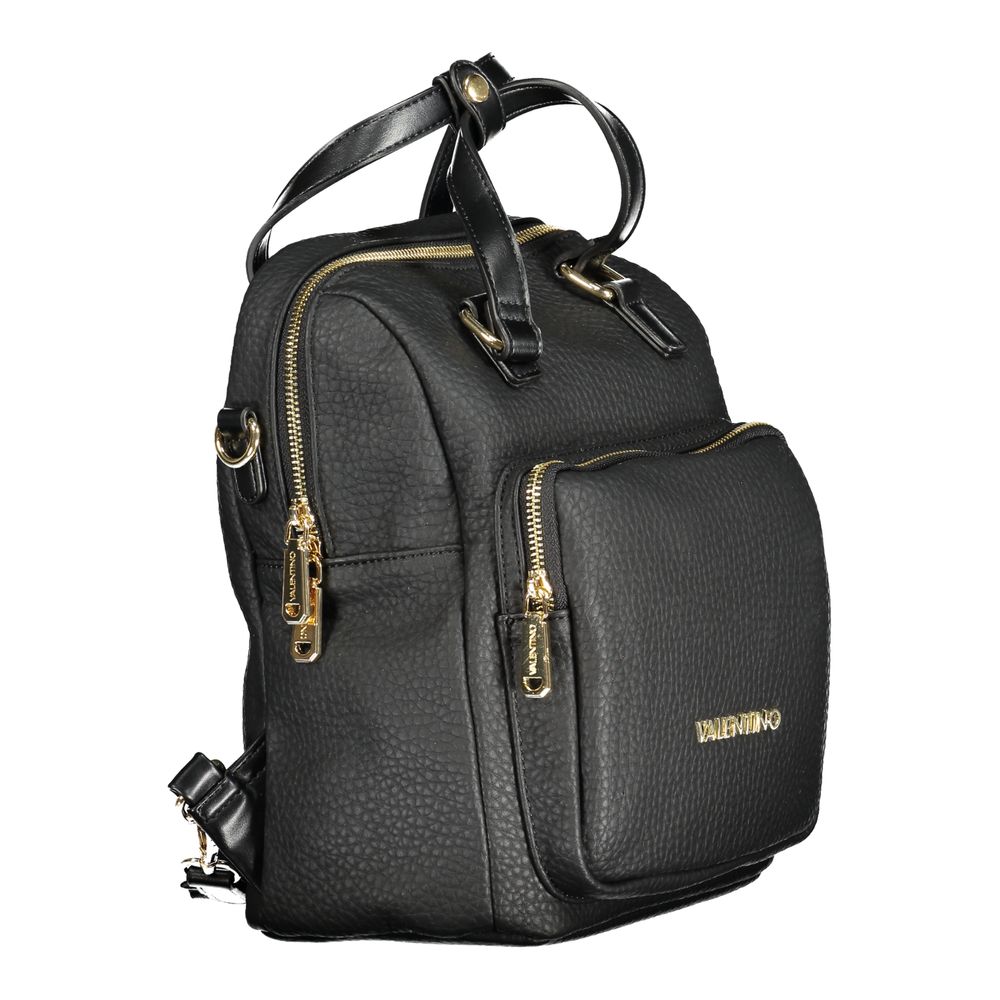 Mario Valentino Nero Poliuretano Women Backpack Mario Valentino
