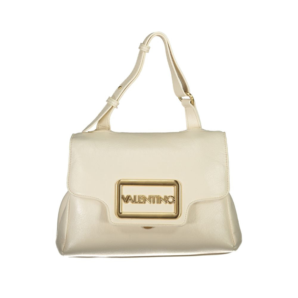 Mario Valentino Beige Polyurethane Women Handbag Mario Valentino