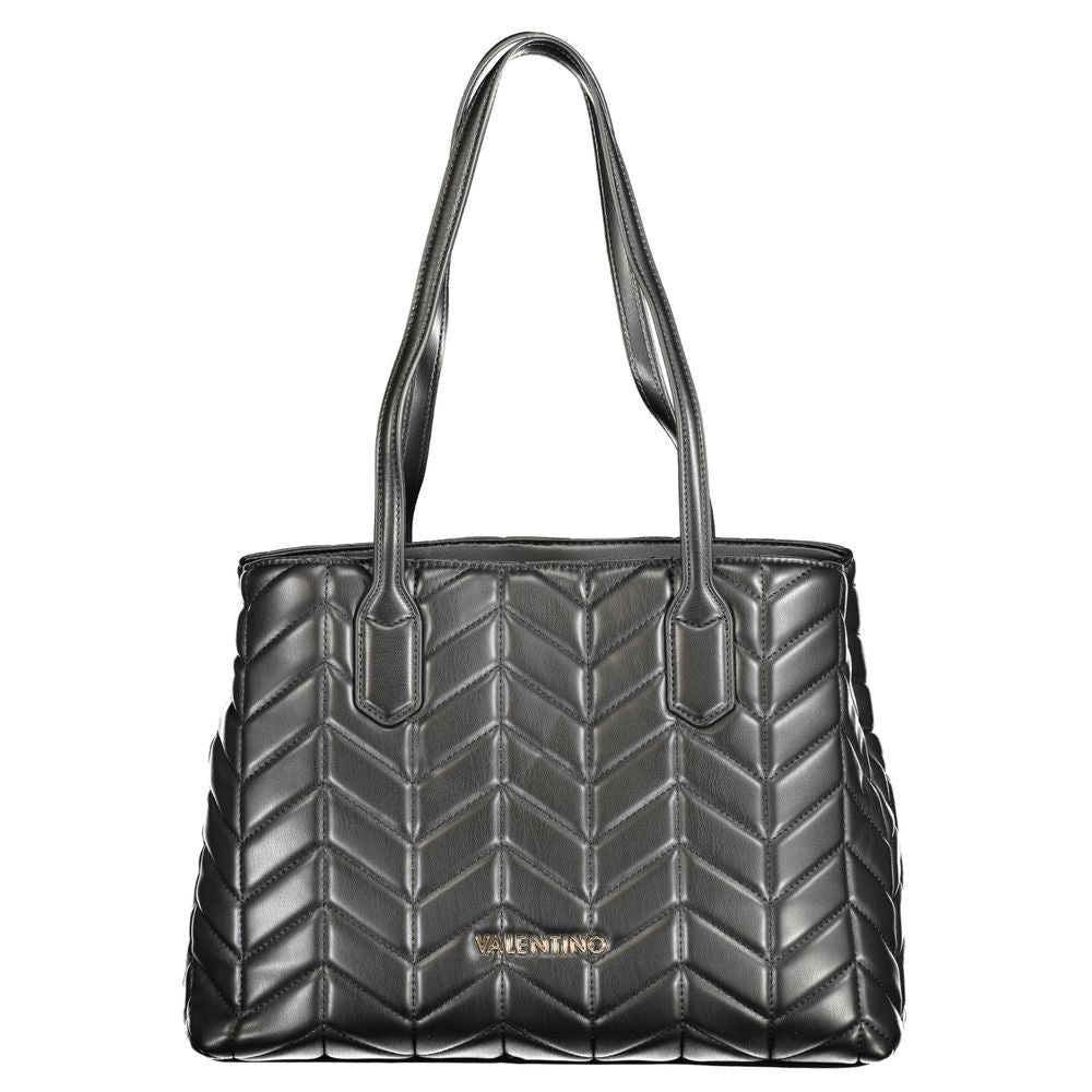 Mario Valentino Black Polyurethane Women's Handbag Mario Valentino