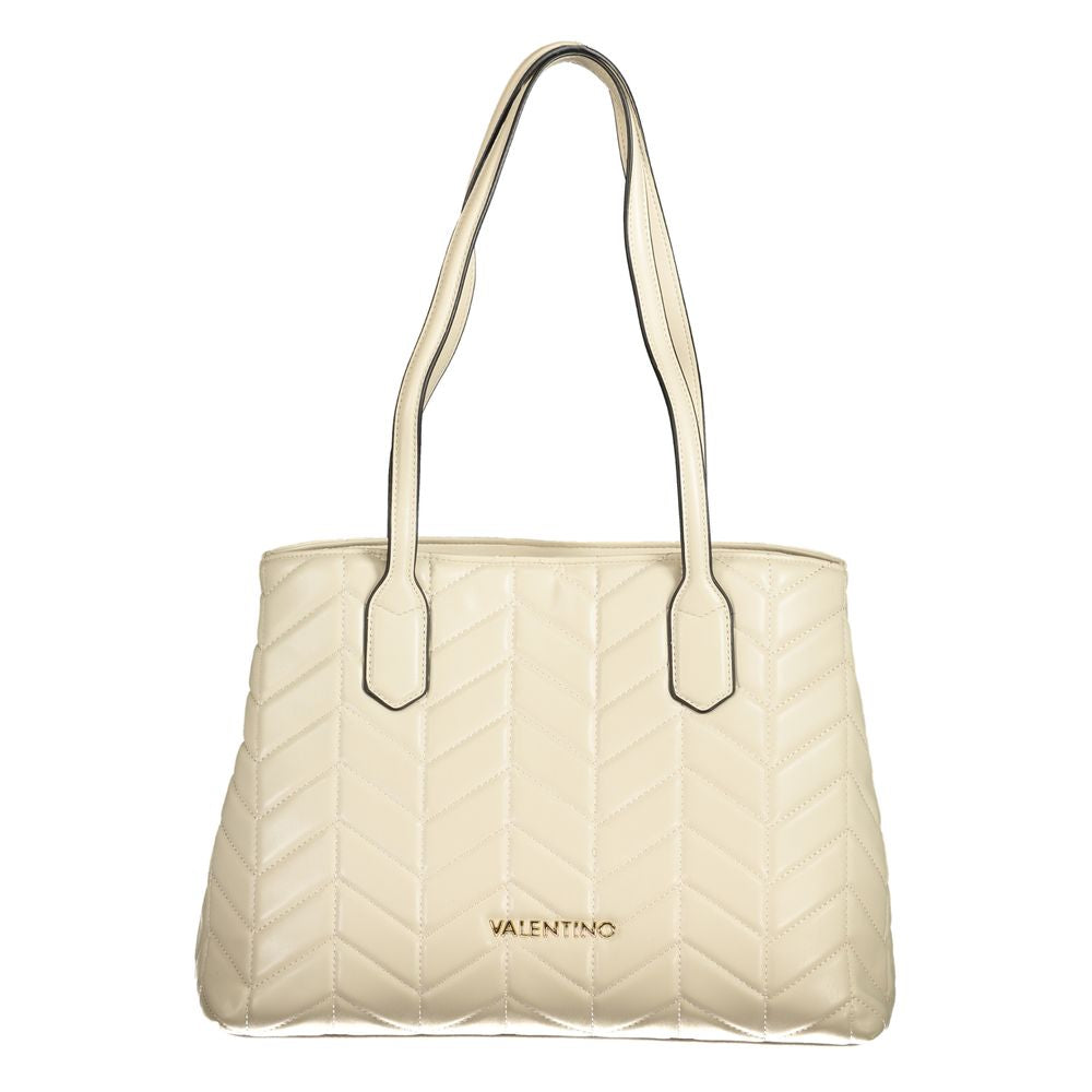 Mario Valentino Beige Polyurethane Women's Handbag Mario Valentino