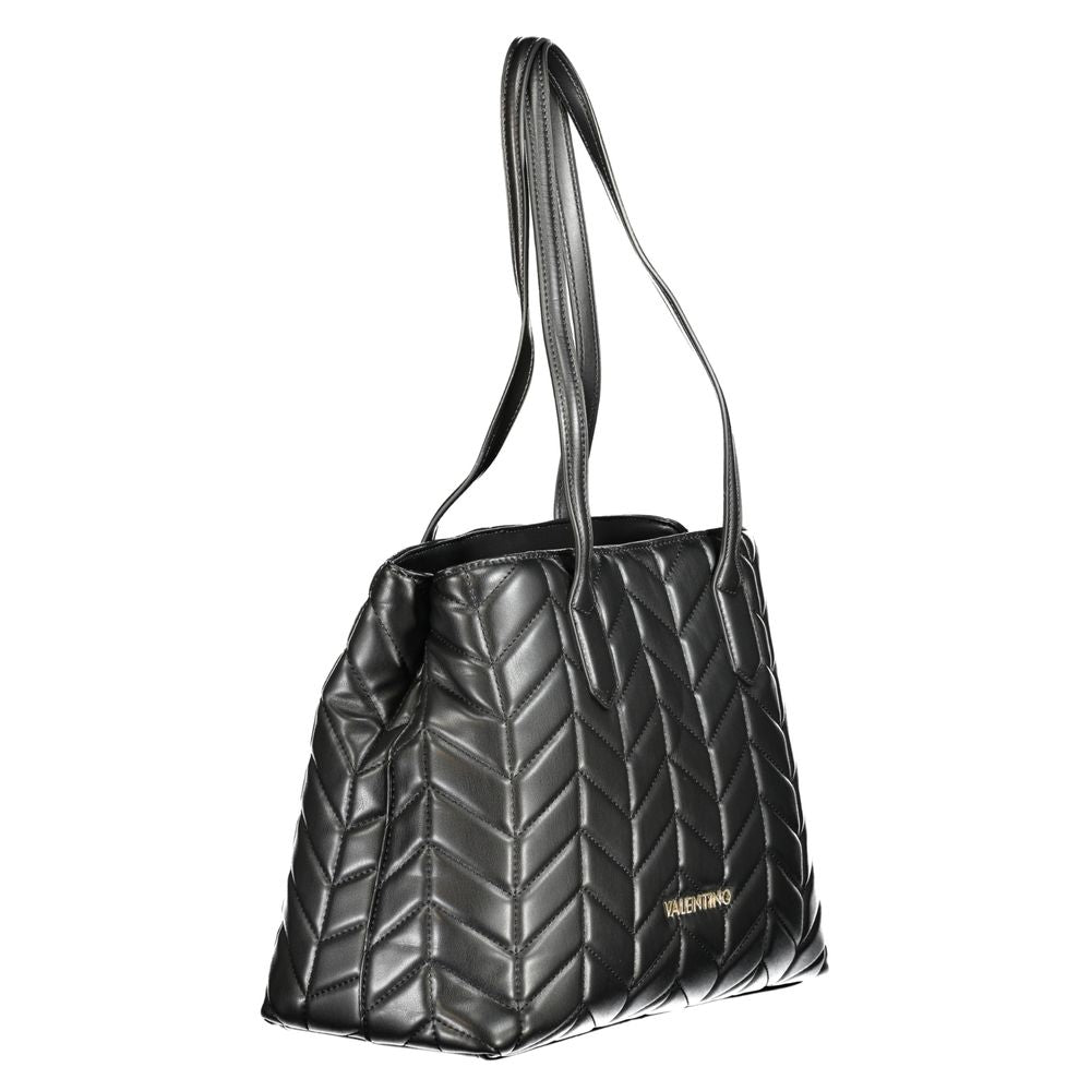 Mario Valentino Black Polyurethane Women's Handbag Mario Valentino