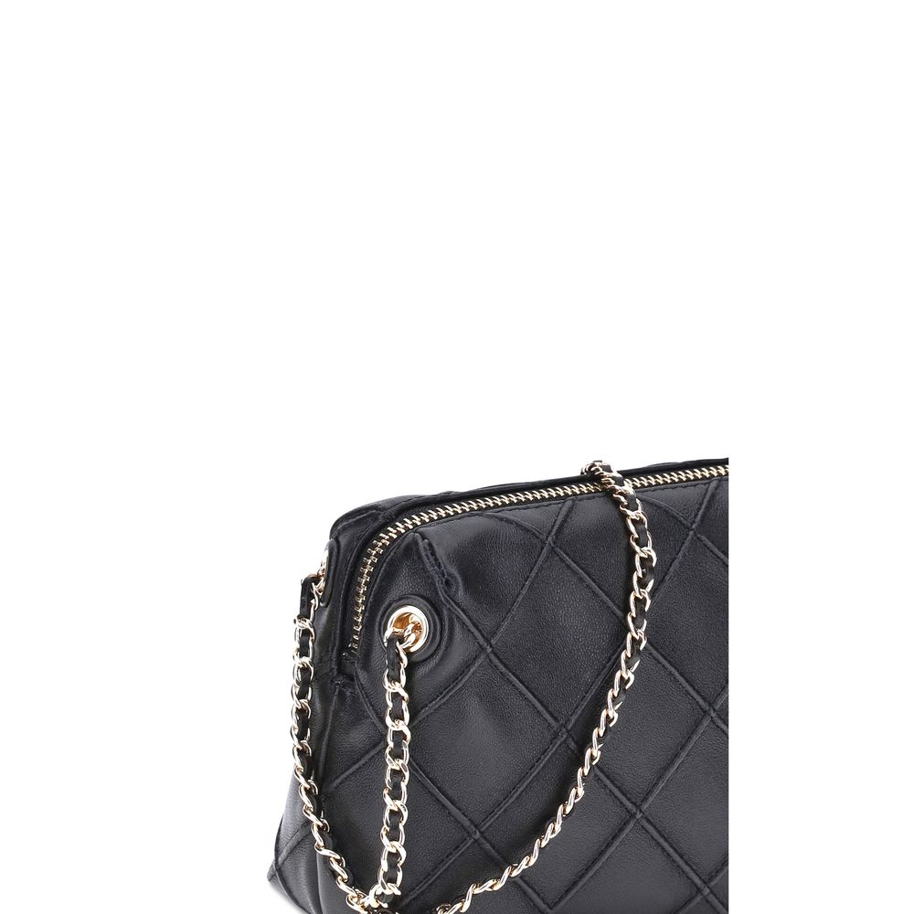 Tory Burch Black Calf Leather Bos Taurus Shoulder Bag Tory Burch