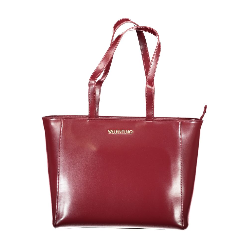 Mario Valentino Rosso Polyurethane Women Shoulder Bag Mario Valentino
