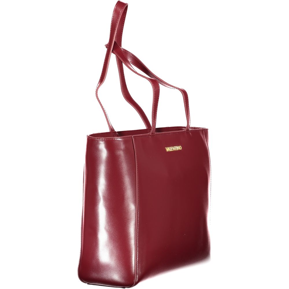Mario Valentino Rosso Polyurethane Women Shoulder Bag Mario Valentino