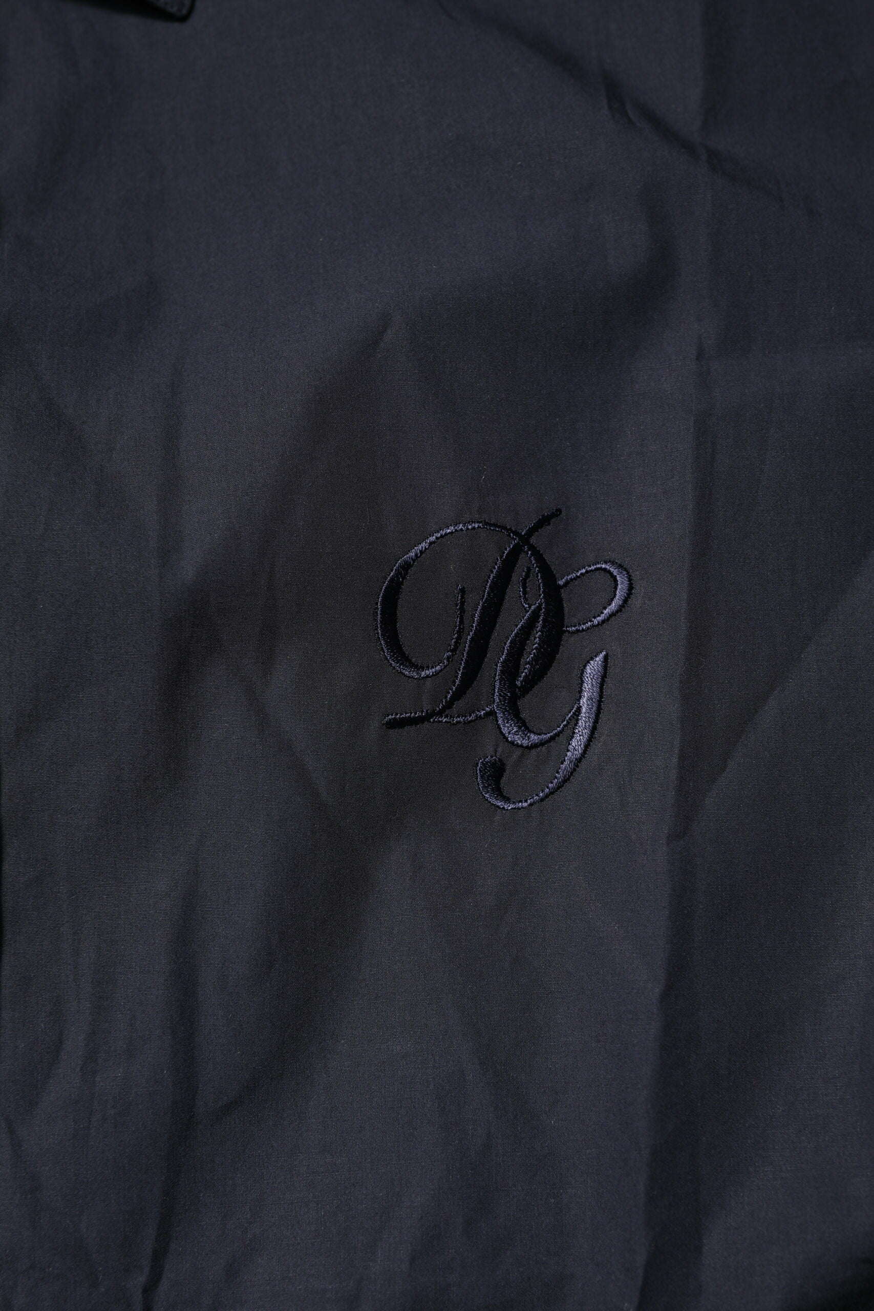 Dolce & Gabbana Dark Blue MARTINI Cotton Dress Formal Shirt Dolce & Gabbana