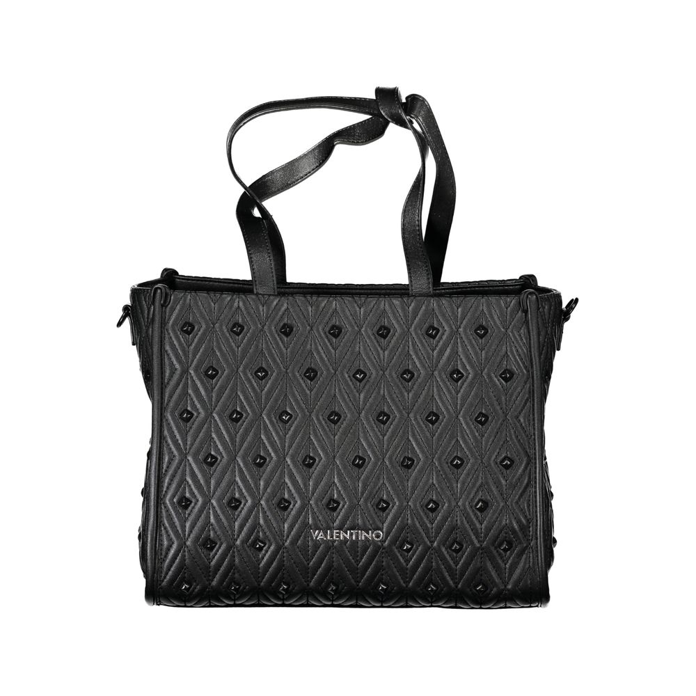 Mario Valentino Black Polyurethane Women Handbag Mario Valentino
