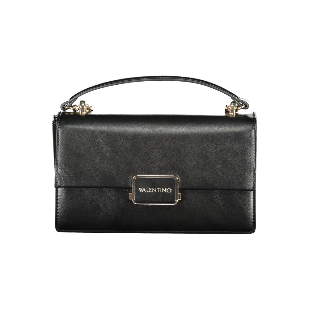 Mario Valentino Black Polyurethane Women Shoulder Bag Mario Valentino