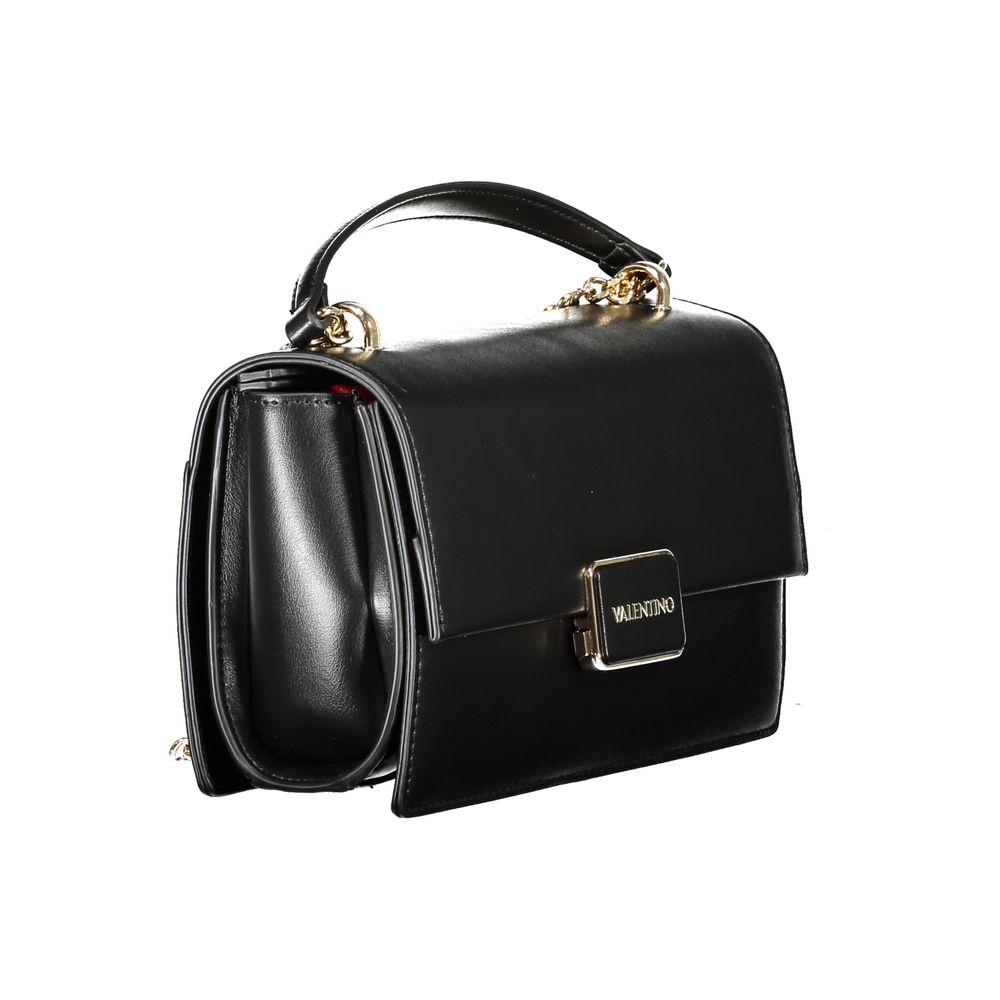 Mario Valentino Black Polyurethane Women Shoulder Bag Mario Valentino