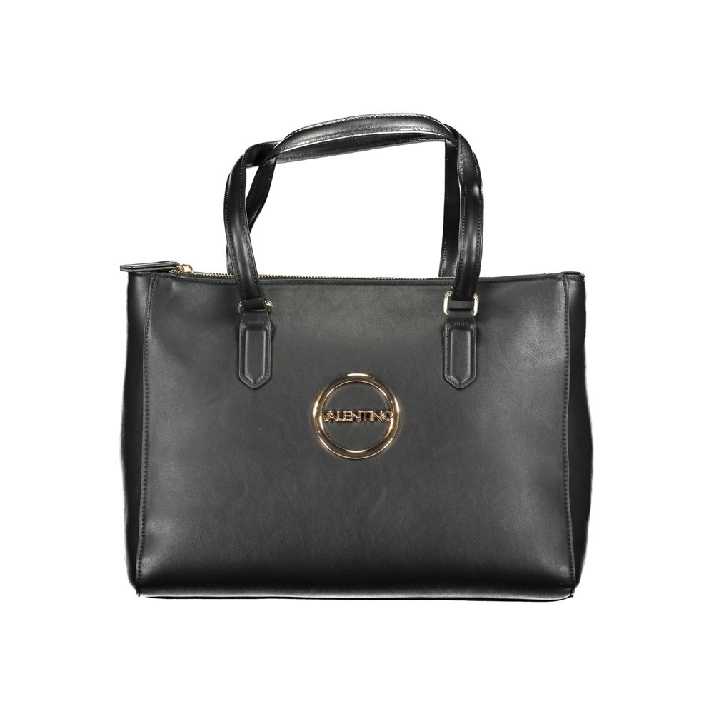 Mario Valentino Black Polyurethane Women Handbag Mario Valentino