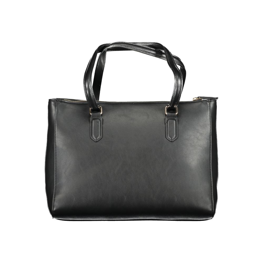 Mario Valentino Black Polyurethane Women Handbag Mario Valentino