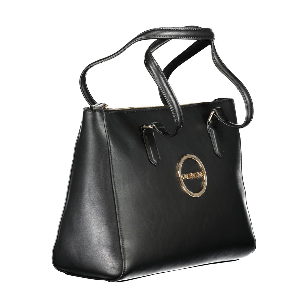 Mario Valentino Black Polyurethane Women Handbag Mario Valentino