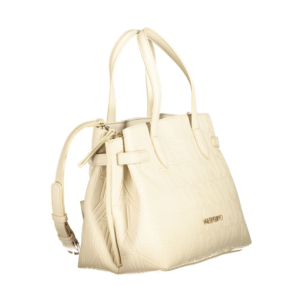Mario Valentino Beige Polyurethane Women Handbag Mario Valentino