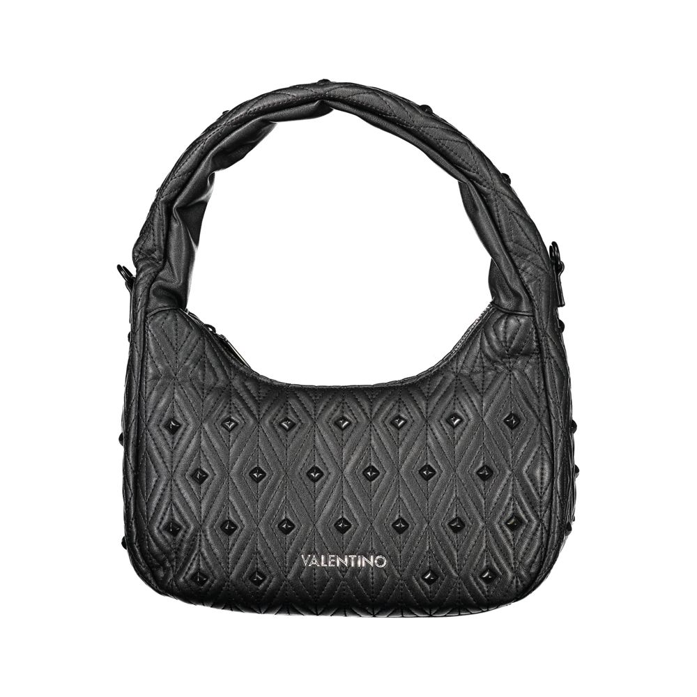 Mario Valentino Nero Polyurethane Women Shoulder Bag Mario Valentino