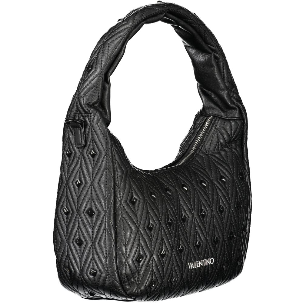 Mario Valentino Nero Polyurethane Women Shoulder Bag Mario Valentino