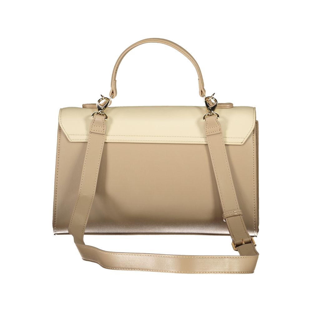 Mario Valentino Beige Polyurethane Women Handbag Mario Valentino