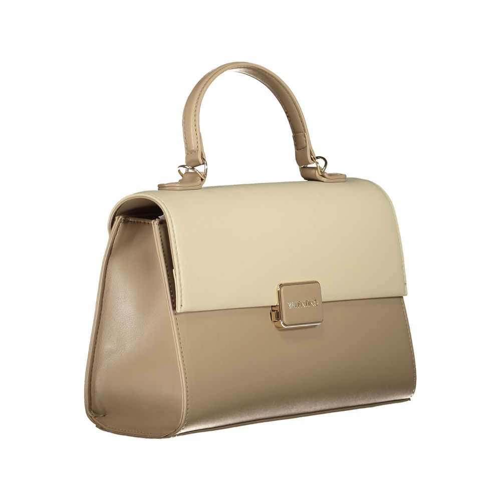 Mario Valentino Beige Polyurethane Women Handbag Mario Valentino
