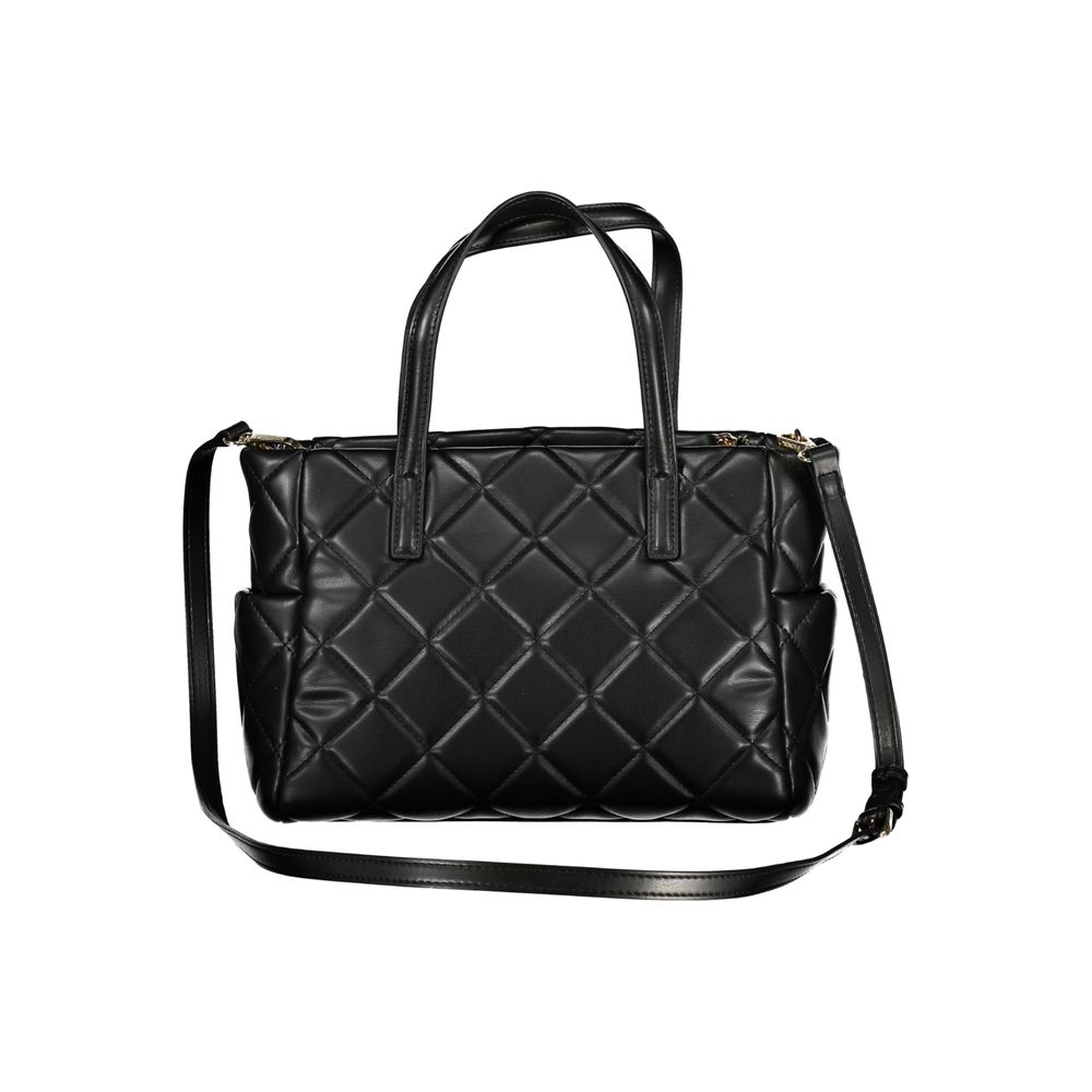 Mario Valentino Black Polyurethane Women's Handbag Mario Valentino