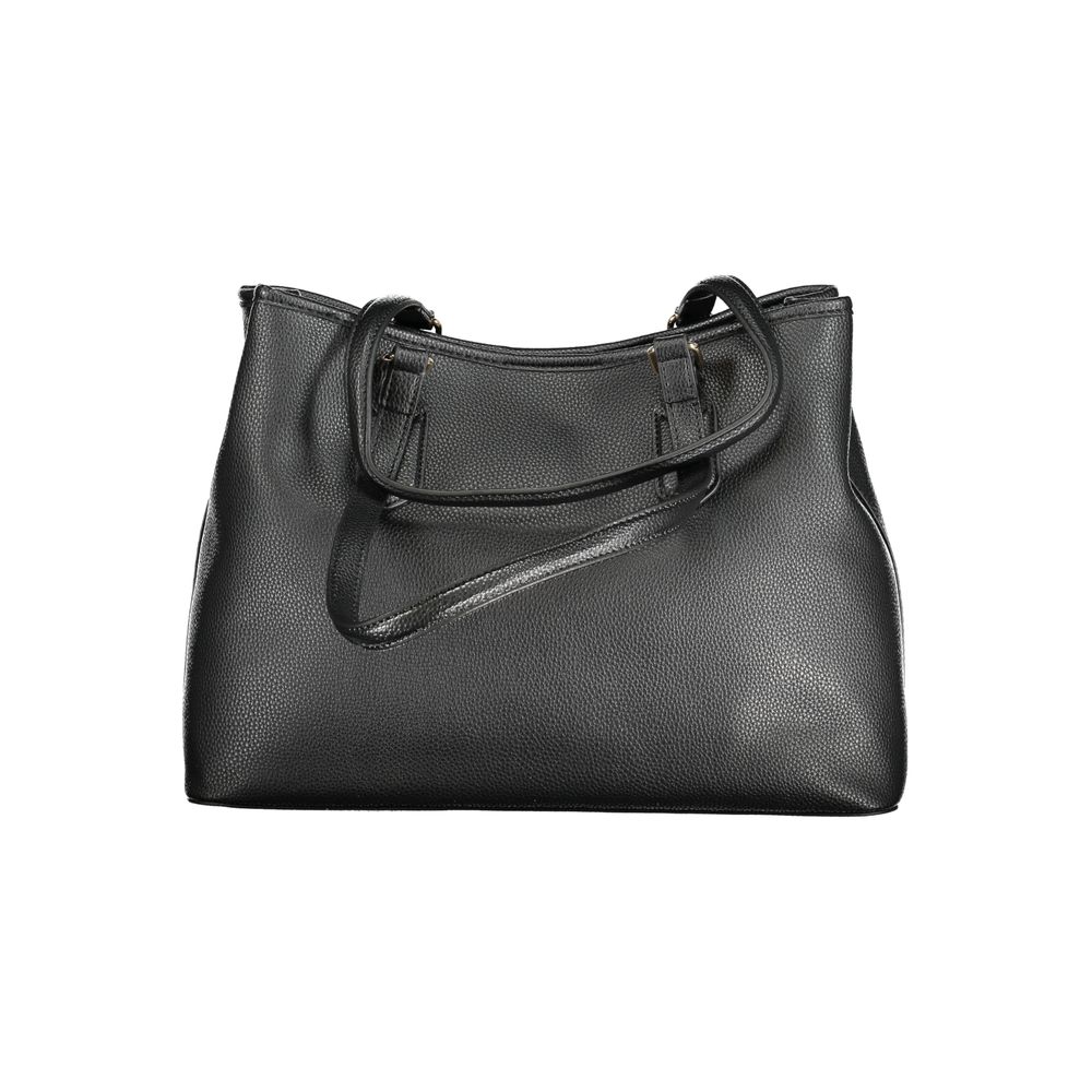 Mario Valentino Black Polyurethane Women Handbag Mario Valentino