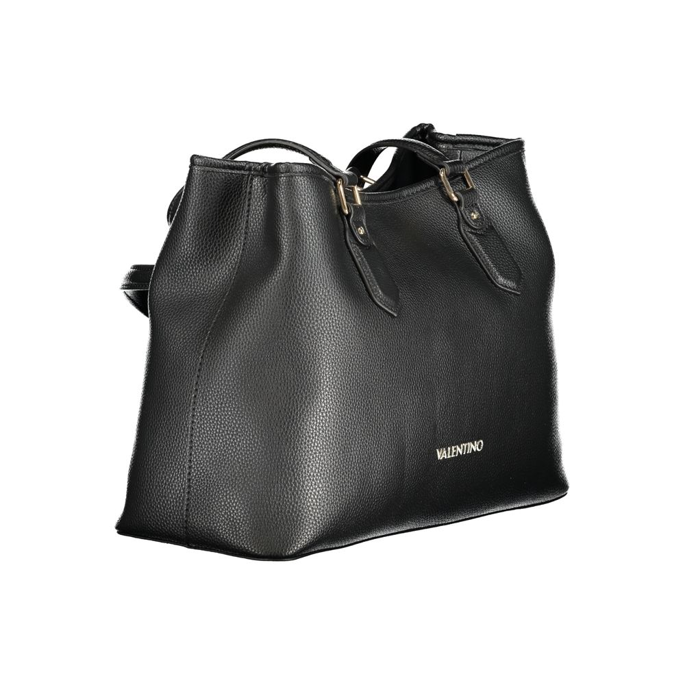 Mario Valentino Black Polyurethane Women Handbag Mario Valentino
