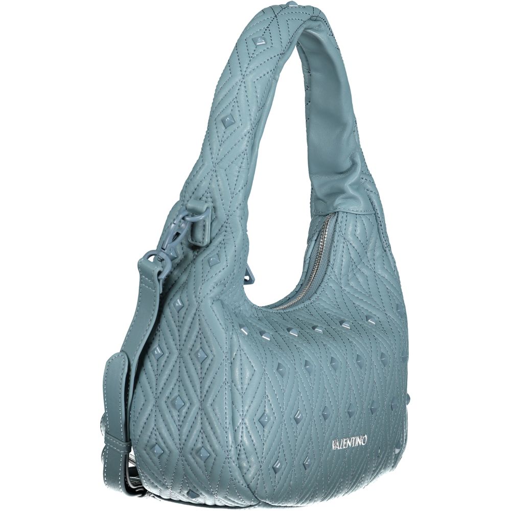 Mario Valentino Blue Polyurethane Women Shoulder Bag Mario Valentino