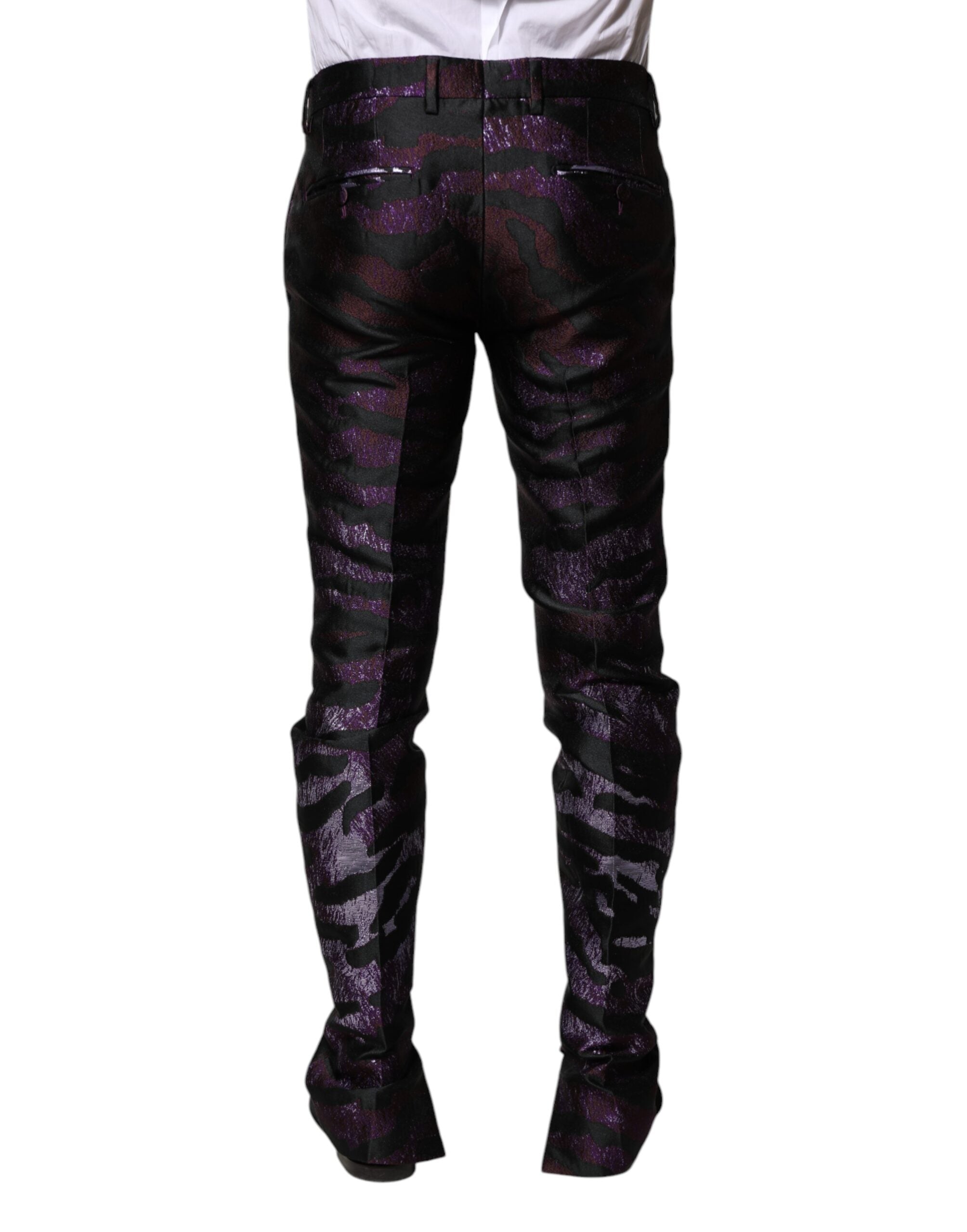 Dolce & Gabbana Multicolor Polyester Patterned Pants Dolce & Gabbana