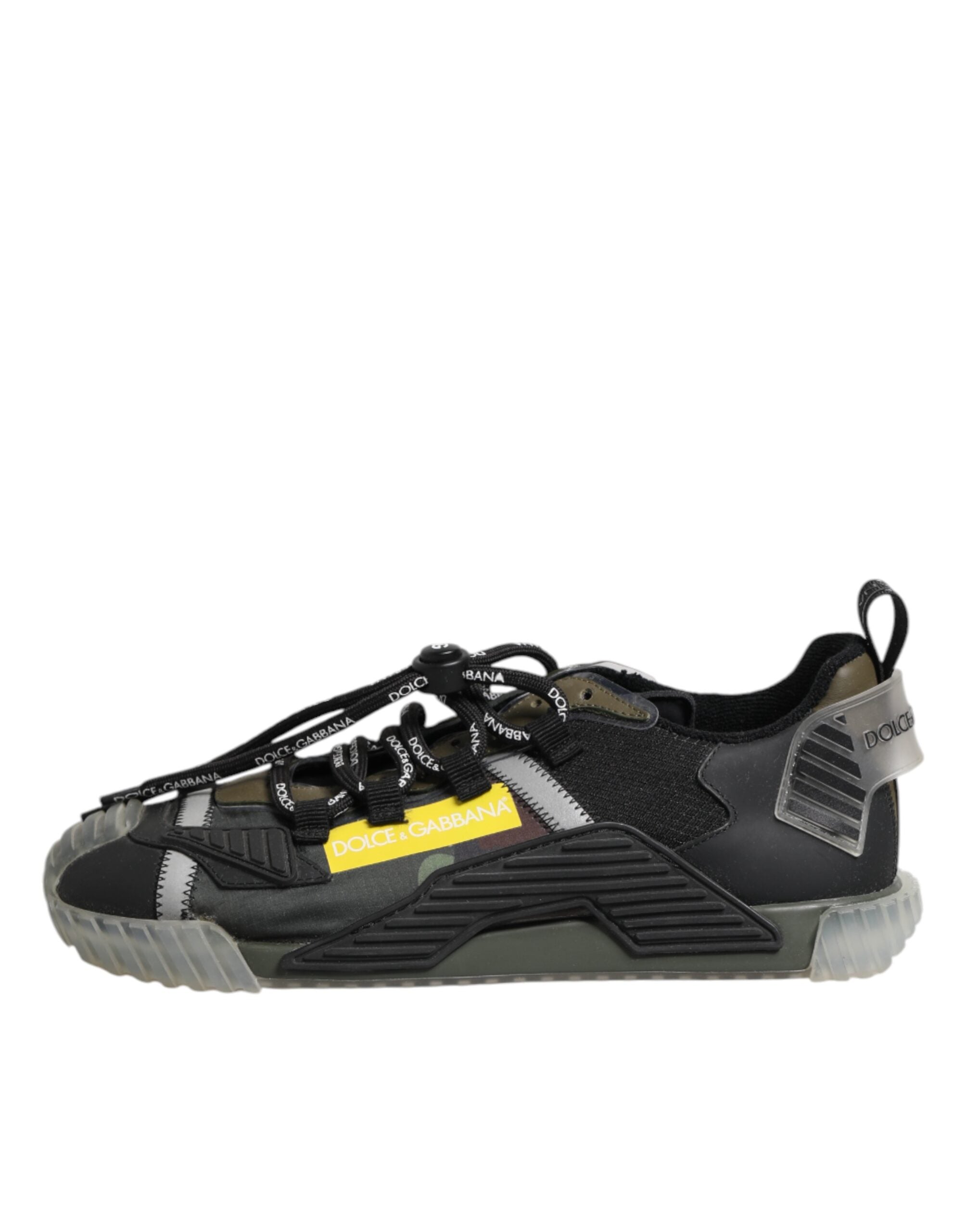 Dolce & Gabbana Multicolor Lace Up Low Top NS1 Sneakers Shoes Dolce & Gabbana